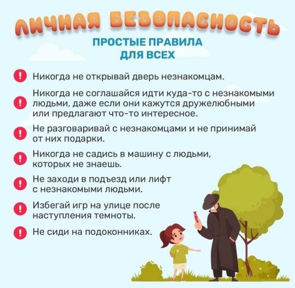 Безопасность во время летних каникул!.