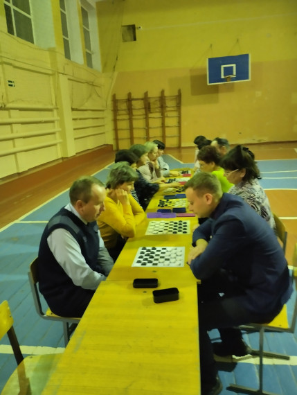 Спартакиады преподавателей общеобразовательных учреждений Рузаевского муниципального района, соревнования по шашкам.